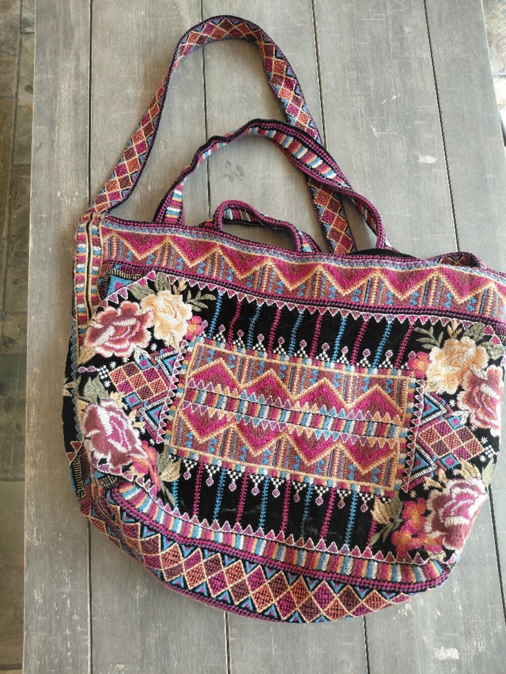 Johnny Was Floral Blooms tote EUC - Picture 2 of 5